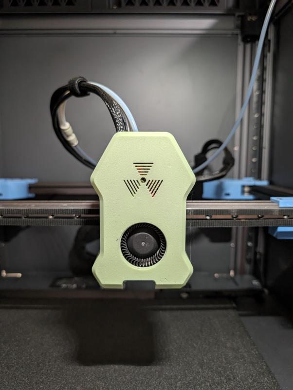 Atomic Fan-less cover for SV08 with clips & wide nozzle visibility [Eddy compatible]