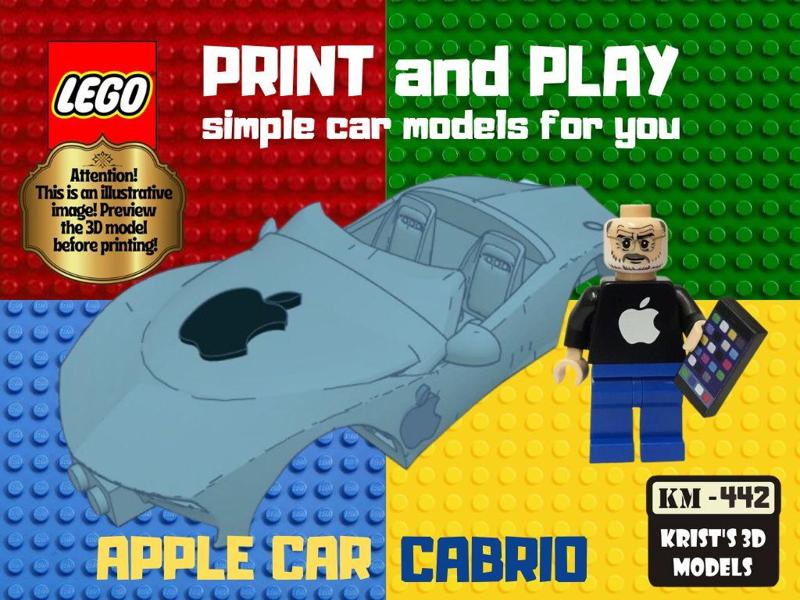 LEGO APPLE CAR CABRIOLET