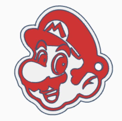 Mario Keychain