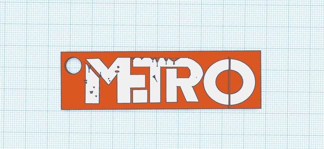 Metro Keychain