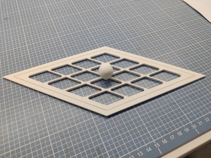 Diamond-shaped quilting template