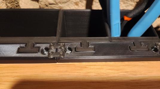 Behind Workbench/Desk Bins