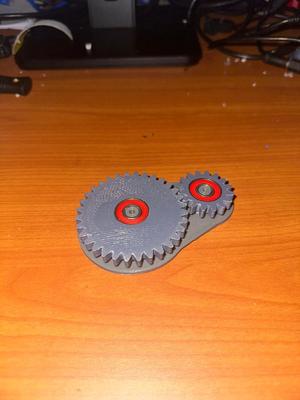 Basic gear with bearing (fidget)