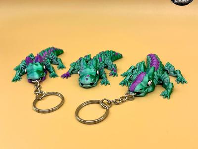 Baby Grumpy Dragon Keychains