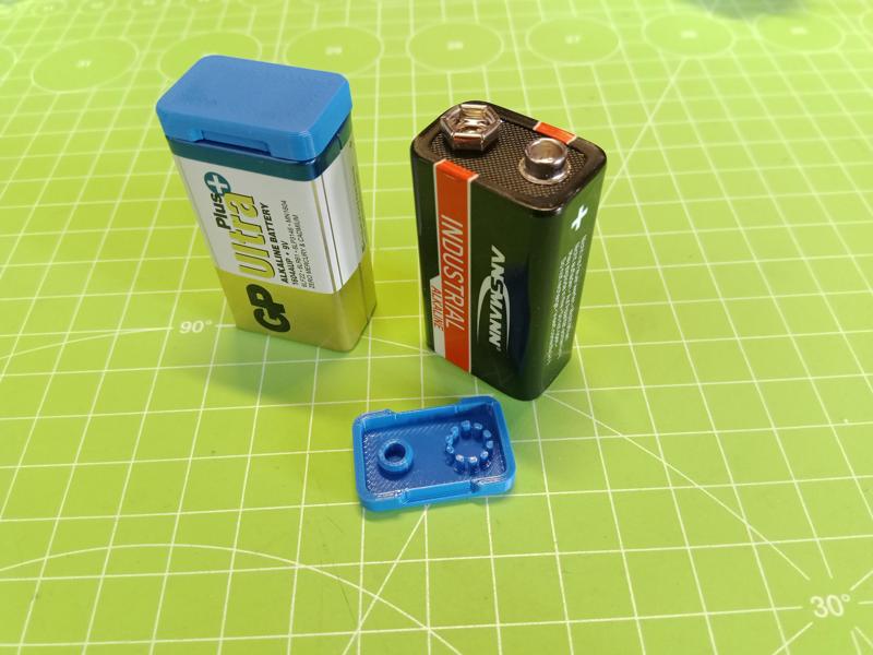 9V battery cap