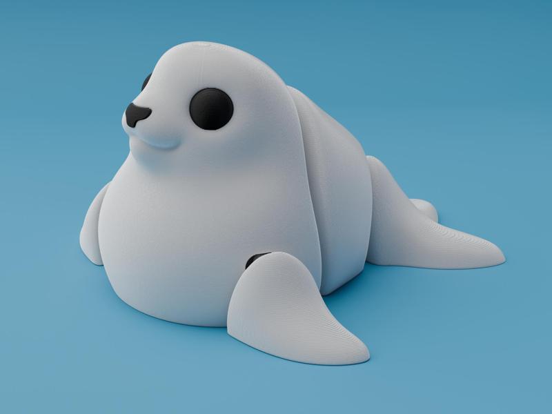 Articulated Seal pup