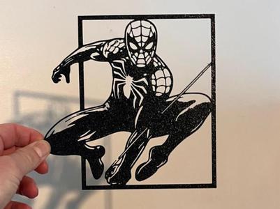 Wall Art - Spiderman In The Painting