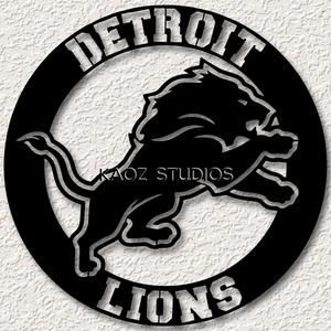 detroit lions wall art football wall decor 2024 superbowl decoration