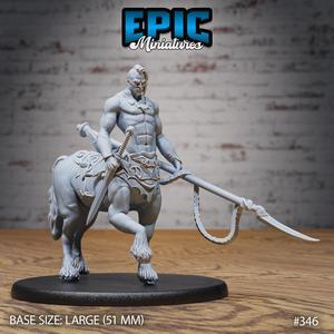 Centaur Spear / Horse Human Hybrid / Classic Monster