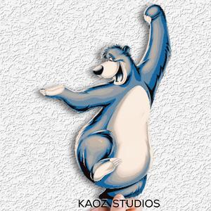 The Jungle Book Baloo wall art Disney fan art TailSpin character