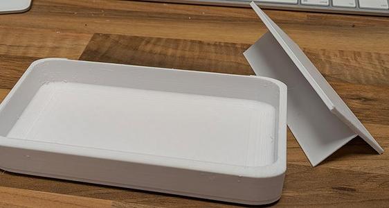 Simple Tray for Glasses nearby a IKEA Kallax