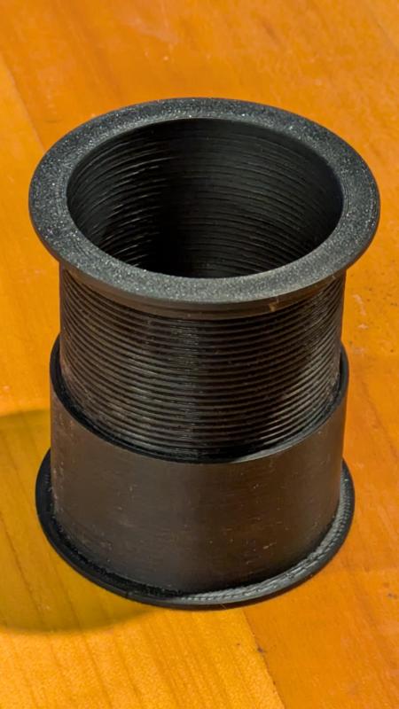 Filament spool clamp