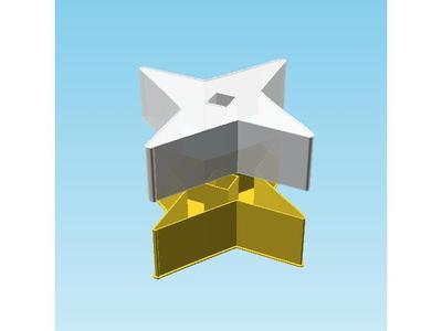 Shuriken 002F, nestable box (v2)