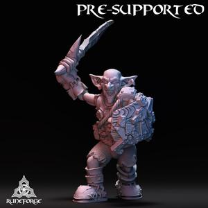 Classic Goblin - Sword and Shield -Charging