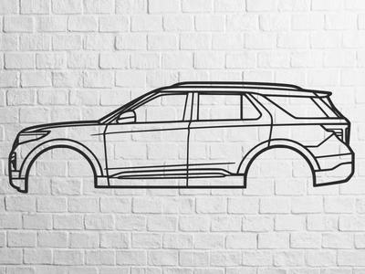 2020+ Ford Explorer 2D art