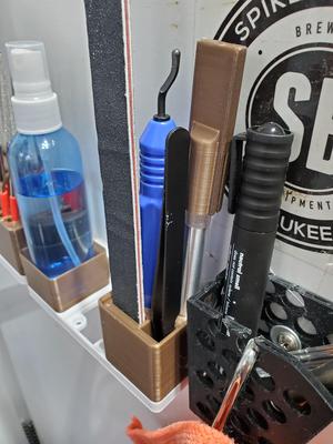 Gridfinity 1x1 3D Print Tools Holder REMIX