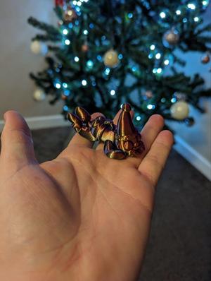 Flexi Fallen Santa Booty Tree Ornament