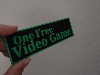 Free Video game coupon