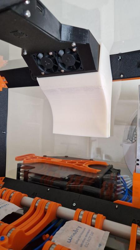 Duct for (Un)original Prusa Heated Drybox