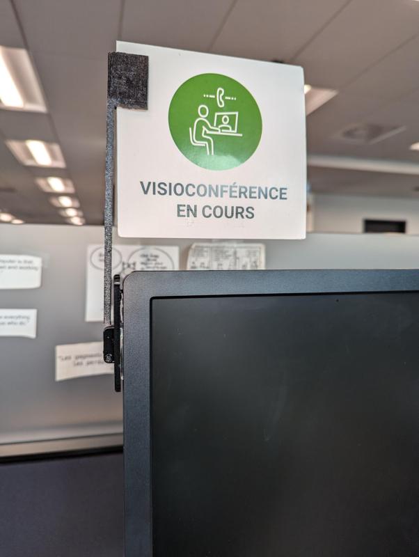 'do not disturb' sign holder for the office (Remix)