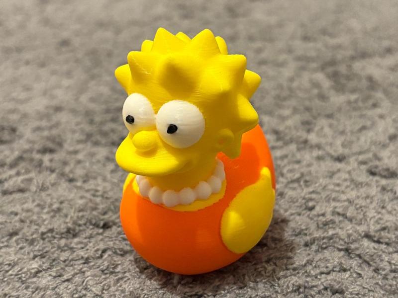 Lisa Simpson X Rubber Duck