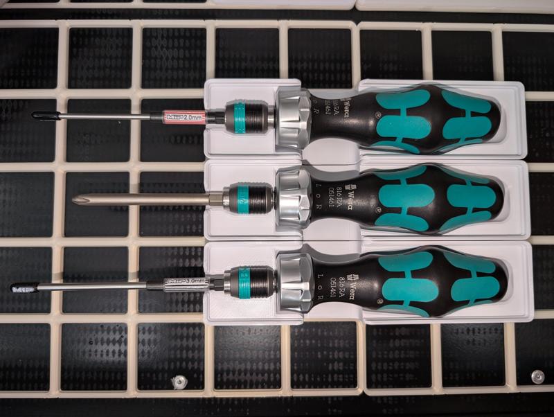 Gridfinity Wera Driver Holder