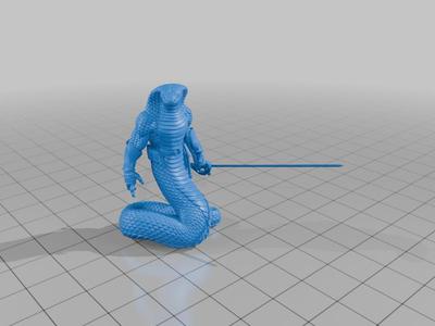 Yuan-Ti with rapier(remixed)