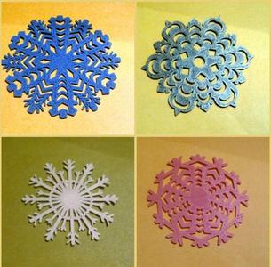 Snowflakes.