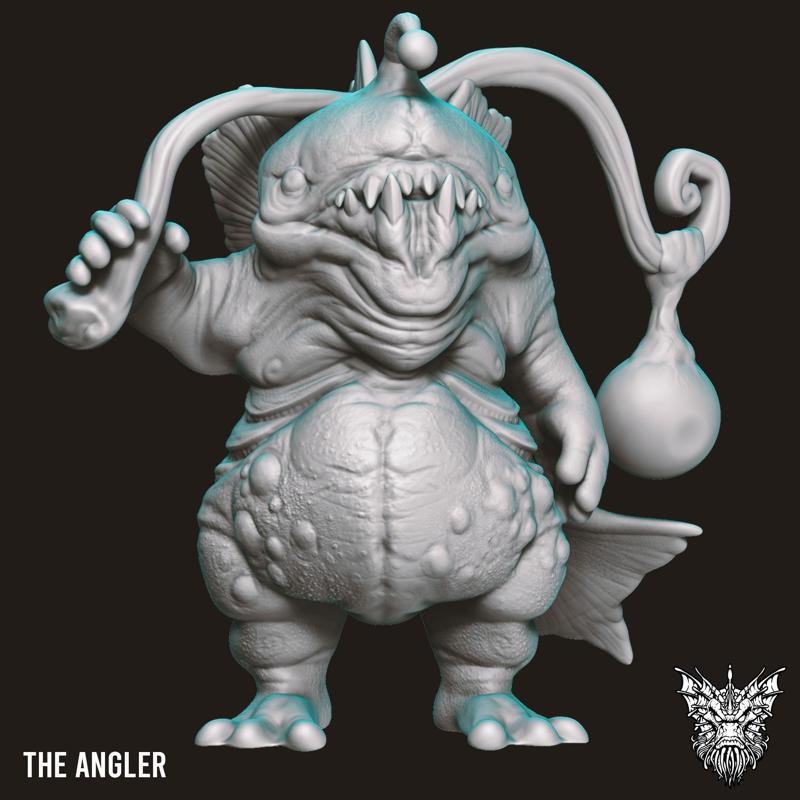 Angler - Statue