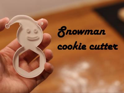 Snowman Cookie Cutter