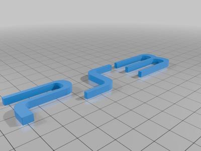 PS3 DualShock Controller Stand with PS3 Logo easier to print