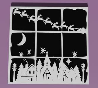 Christmas window