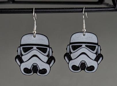 Star Wars "Stormtrooper" Earrings
