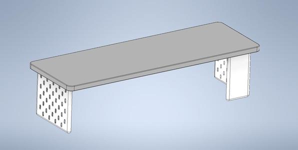 FlexiStand - Modular monitor stand  IKEA SKÅDIS Version
