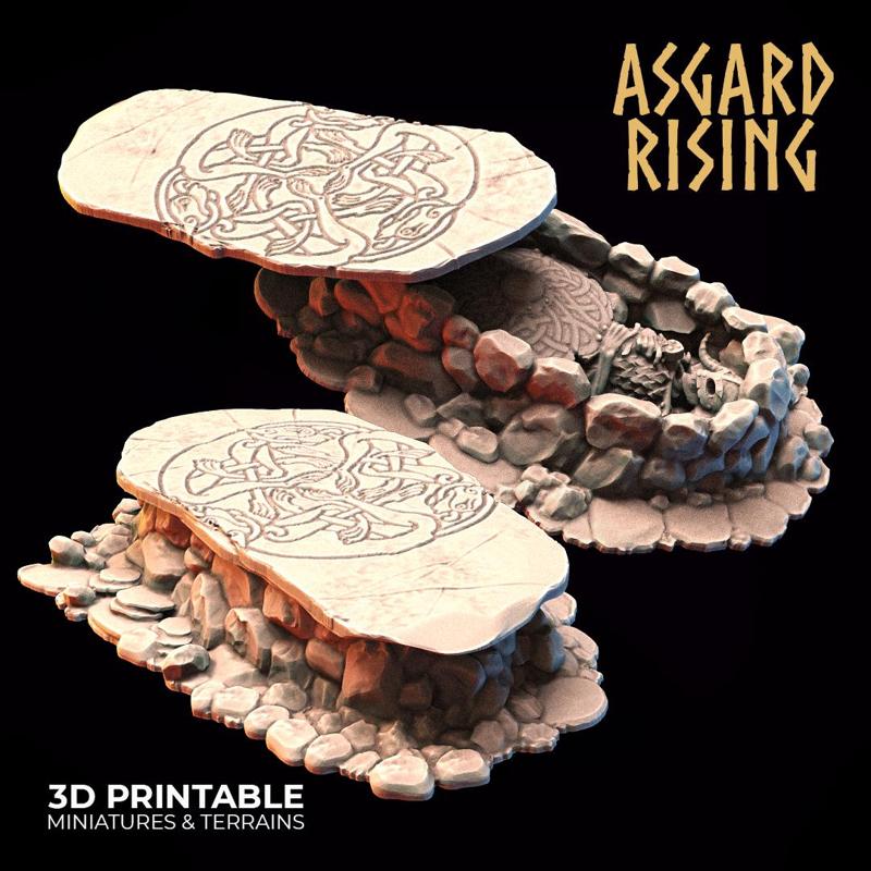 Ancient Grave (ver. C) /Terrain/ /Pre-supported/