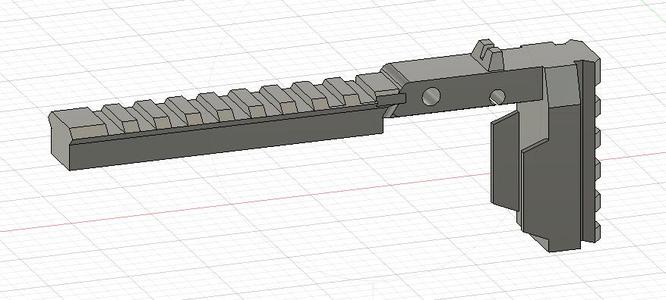 DS Spectre M4 Picatinny rail