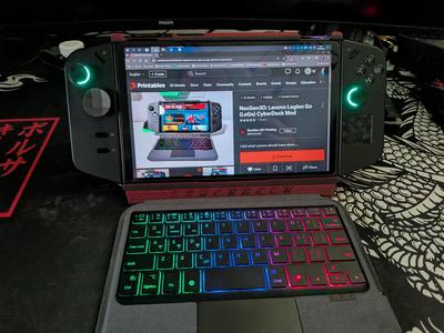 NexGen3D's CyperDeck Mod for Lenovo Legion Go with SSD Mod Support
