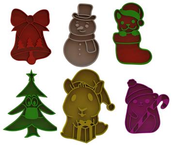 christmas cookie cutters bundle