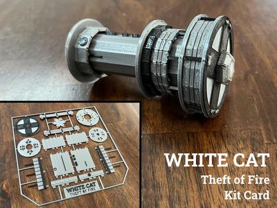 Theft of Fire - White Cat Kit Card