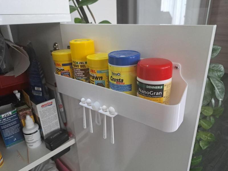 Aquarium - Fischfutter Regal / Fish Food Shelf