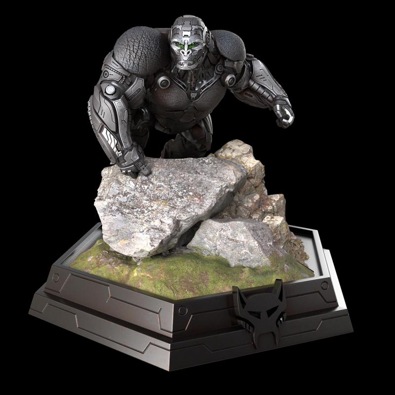 Optimus Primal Statue Movie