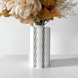 The Landis Vase, Modern and Unique Home Decor for Dried and Preserved Flower Arrangement  | STL File