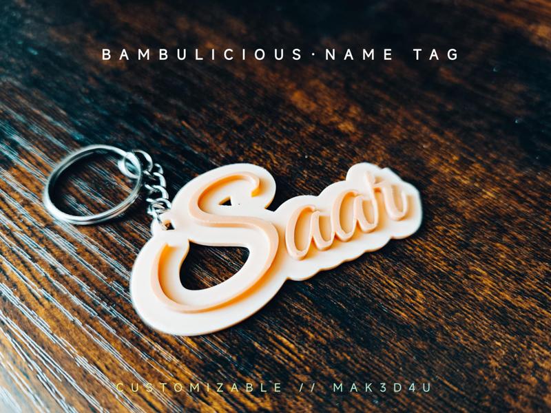 Bambulicious Name tag 2.0 - NEW VERSION!