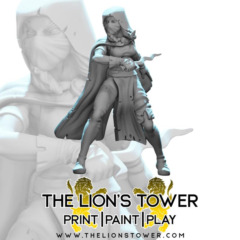 Cult of Bale - Sabilina, Reaper of Bale (32mm scale presupported miniature)