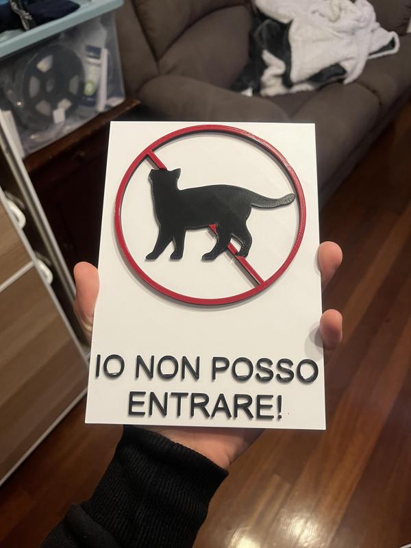 IO NON POSSO ENTRARE!