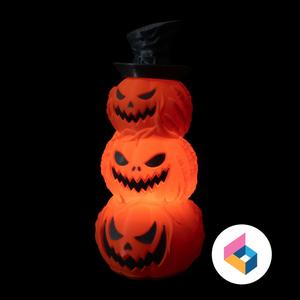 3 Stack Jack o'Lantern Lighting