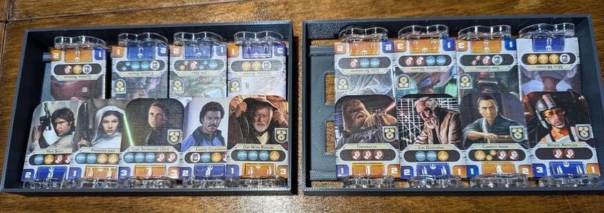 Star Wars Rebellion - Organizer - Split Leader Trays