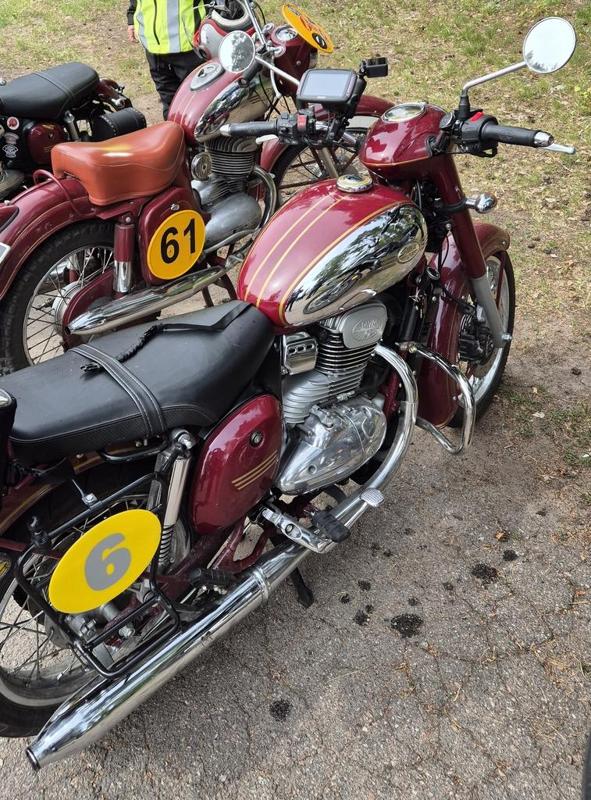 Jawa 300 CL ala Libenak racing number plate