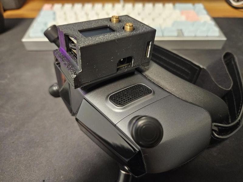 Goggles X URUAV V3 + Eachine Pro58 Mount with DVR