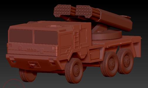 LARS Raketenwerfer UPGRADED TRUCK AND LAUNCHER